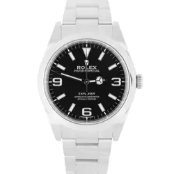 2020 PAPERS ROLEX EXPLORER STAINLESS STEEL MK2 3-6-9 BLACK 39MM 214270 WATCH BOX