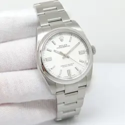 ROLEX 116000 OYSTER PERPETUAL WITH WHITE DIAL