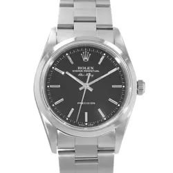 ROLEX AIR-KING, 14000, 34MM, STEEL, BLACK INDEX, OYSTER BRACELET, WATCH ONLY ...