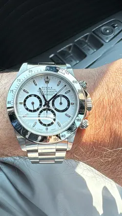 ROLEX ZENITH DAYTONA 16520, WHITE INVERTED 6, 1991, X SERIAL