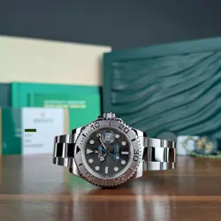 RHODIUM DIAL COMPLETE SET ROLEX YACHT-MASTER 40 116622