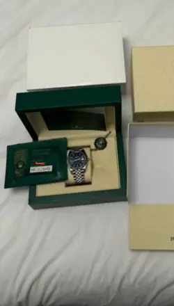 Rolex Datejust Blue Men's Jubilee Bracelet Watch - 126334