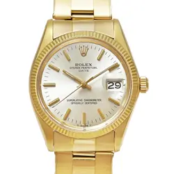 ROLEX OYSTER PERPETUAL 1503 SILVER MEN'S USED WATCH #81126