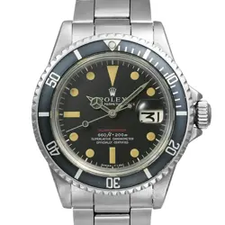 ROLEX SUBMARINER 1680 BLACK CASE SIZE 40MM X 40MM MEN'S USED WATCH #81226