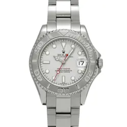 ROLEX YACHTMASTER BOYS 168622 GRAY CASE SIZE 3434MM UNISEX USED WATCH #81326