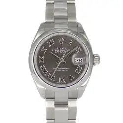 ROLEX DATEJUST 279160 GRAY CASE SIZE 28MM LADIES USED WATCH #81526