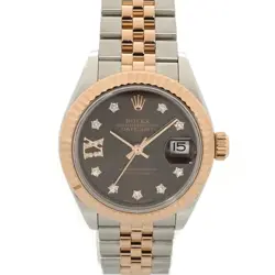 ROLEX DATEJUST 279171G BROWN CASE SIZE 28MM LADIES USED WATCH #81226
