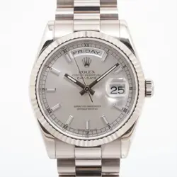 ROLEX DAY-DATE 118239 WG WG AT SILVER-FACE