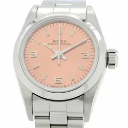 ROLEX OYSTER PERPETUAL N NUMBER CIRCA 1991 67180 PINK LADIES USED WATCH #81126