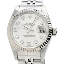 ROLEX DATEJUST T-SERIES CIRCA 1996 69174NG WHITE LADIES USED WATCH #81026