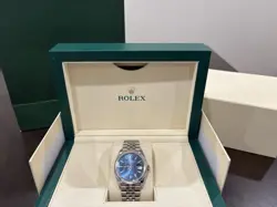 ROLEX DATEJUST 36MM BLUE DIAL:REF 126234