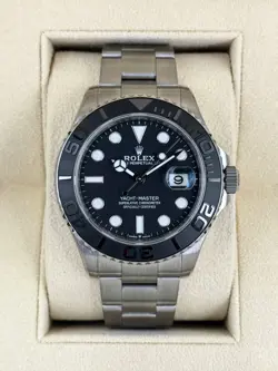 2025 ROLEX YACHT-MASTER 42MM 226627 TITANIUM INTENSE BLACK DIAL OYSTER