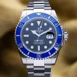 2025 ROLEX SUBMARINER DATE COOKIE MONSTER 18K GOLD 41MM BLUE 126619LB FULL SET