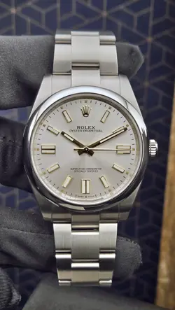 ROLEX OYSTER PERPETUAL 41MM 124300 SILVER OP41
