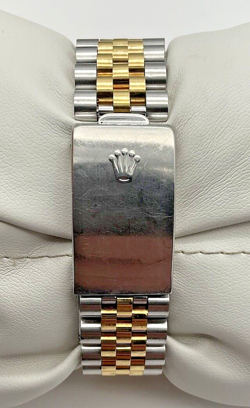 1993 Men’s Rolex Datejust White Roman Dial 18k/SS 16233 Watch W/ Box