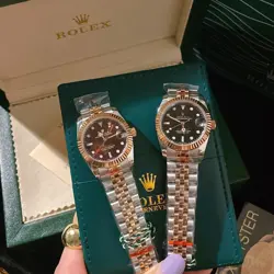 ROLEX WOMEN S DATEJUST NEW COLOR VARIATION COUPLE MECHANICAL WATCH EQUIPPED WITH