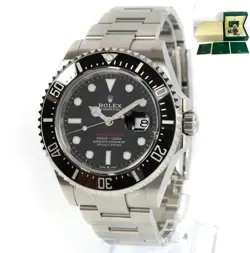 2021 ROLEX SEA-DWELLER RED LETTER 126600 43MM BLACK DIAL STEEL BOX PAPERS