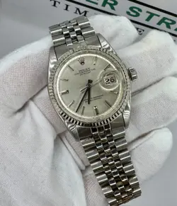 CASE #65 ROLEX DATEJUST 1601 SILVER (1973)  TONS OF PROVENANCE