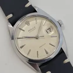 ROLEX OYSTERDATE PRECISION REF 6694 1960S 34MM MENS VINTAGE MANUAL WIND RA207