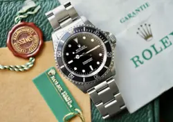 1996 ROLEX SUBMARINER 14060 40MM NO DATE STAINLESS STEEL OYSTER BLACK WATCH