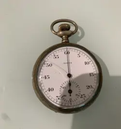 VINTAGE ROLEX MECHANICAL STOPWATCH POCKET TIMER  SWISS COLLECTIBLE UNTESTED