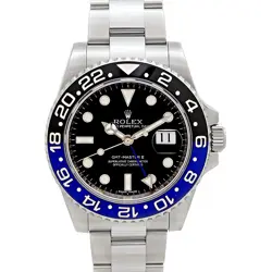 ROLEX 116710BLNR GMT-MASTER II BLACK BLUE #KN053