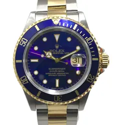 ROLEX 16613LB SUBMARINER SERIAL X BLUE #KN079