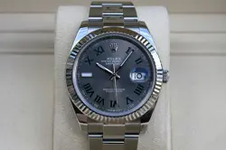 ROLEX 126334 DATEJUST 41MM WATCH WIMBLEDON DIAL