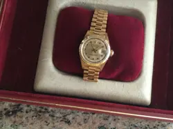 LADIES GOLD ROLEX WRIST WATCH 69178