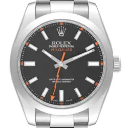 ROLEX MILGAUSS 40MM BLACK DIAL STEEL MENS WATCH 116400