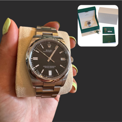 2021 ROLEX OYSTER PERPETUAL 126000 SILVER OYSTER BRACELET WITH SILVER BEZEL