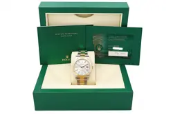 Rolex 41mm Datejust 18K Gold/Steel Two Tone Watch 126303 Silver Dial Year 2021