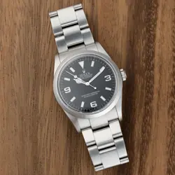 ROLEX EXPLORER 114270, STAINLESS STEEL, BLACK DIAL, OYSTER BRACELET
