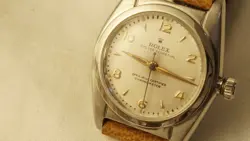VINTAGE   1946  ROLEX BUBBLE BACK OYSTER PERPETUAL, CHRONOMETER, STEEL REF. 2940