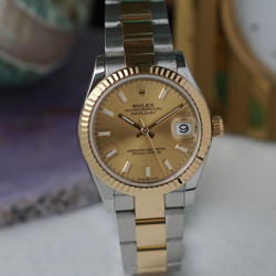 ROLEX DATEJUST 31MM REF. 178273 STEEL & 18K GOLD AUTOMATIC 2016