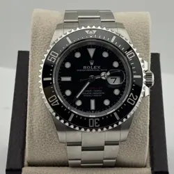 ROLEX SEA DWELLER 126600 43MM CERAMIC BEZEL RED LETTERS STEEL BOX PAPER 2022