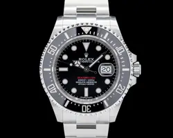 ROLEX 126600 SEA-DWELLER SS BLACK DIAL