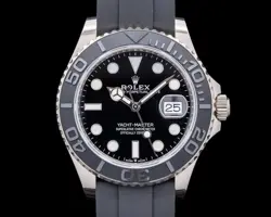 ROLEX YACHT MASTER 226659 18K WHITE GOLD / RUBBER 42MM