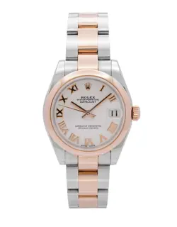 ROLEX DATEJUST 31  / WHITE ROMAN DIAL  / 2018  / 178241