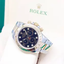 ROLEX 40MM BLACK DIAMONDS 2 TONE DAYTONA REF: 116523 (2010)