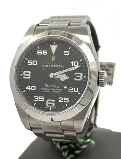 PRE-OWNED ROLEX AIR KING 40MM STAINLESS STEEL WATCH 126900, S108606