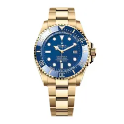 ROLEX DEEPSEA WATCH 44MM BLUE INDEX HOUR MARKERS DIAL CERAMIC