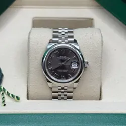 LADY-DATEJUST RHODIUM ROMAN