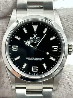 ROLEX EXPLORER 36MM STAINLESS STEEL BRACELET 114270
