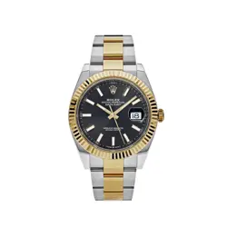 ROLEX DATEJUST 41 126333 YELLOW GOLD STAINLESS STEEL BLACK DIAL OYSTER (2023)
