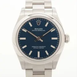 ROLEX OYSTER PERPETUAL 31 277200 SS SS AT BLUE-FACE