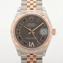 ROLEX DATEJUST 31 278341RBR PGSS PGSS AT GRAY-FACE 2 EXTRA LINKS