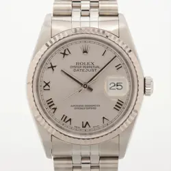 ROLEX DATEJUST 36 16234 SSWG SS AT SILVER-FACE