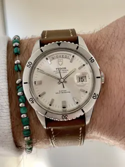 TUDOR JUMBO TURN-O-GRAPH 7020 DAY-DATE AUTOMATIC BY ROLEX