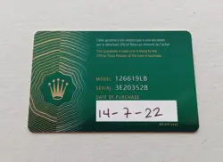 SUBMARINER 126619 126619LB